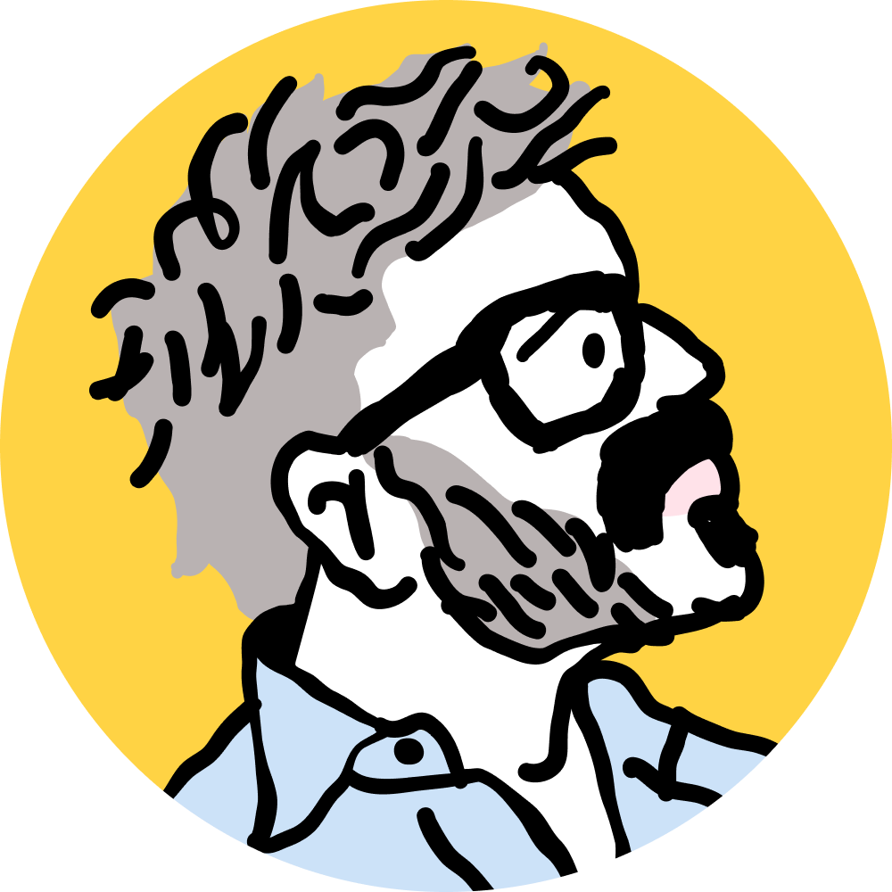 A drawn portrait of Aninda